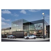 Prime mur-rideau en verre, système d'araignée, cadre en Aluminium, structure en verre trempé, mur-rideau d'araignée