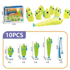 Juego de Pesca de Plástico Bao Han para 2 Jugadores, Juego de Apilamiento para Estimular el Cerebro, 10 Piezas, Juegos de Mesa para Niños y Adultos - Product Image 4
