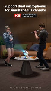 Proyector de Video para Fiestas con Enfoque Automático, Keystone, Películas 4K, WiFi 5G 6, Resolución Nativa 1080P Full HD, Android 13, Cine en Casa, KTV, Luz RGB, HDR - Product Image 5