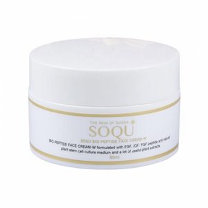 Cosmético Coreano SOQU BIO PEPTIDE FACE CREAM-W Loción 80ml Antienvejecimiento Blanqueadora Kbeauty Cuidado de la Piel para Todo Tipo de Piel Hecho en Corea - Product Image 2