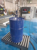 Machine de remplissage de produit liquide semi-automatique 5-30kg pour pâte à huile lubrifiante à l'eau pure avec revêtement, y compris emballage en verre