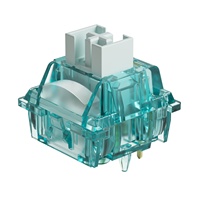 Akko Creamy Cyan Switch 5 broches MX Style Factory Lubed Switches Clicky Keyboard Switch