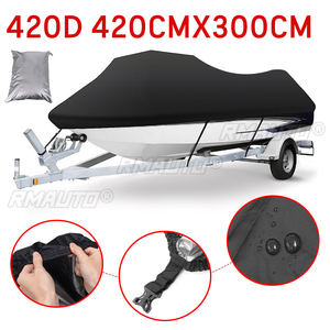 Funda Impermeable y Resistente al Polvo para Moto Acuática, 210D, 420x300cm, Protector Solar para Yamaha WaveRunner EXR/VX Cruiser Sea Doo GTI - Product Image 3