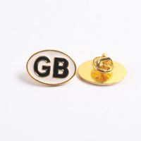 Broche Exquise en Alliage de Zinc Électroplaqué Double Couche, Style Britannique, Créative et Personnalisable, pour Festival