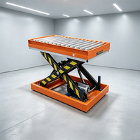 Table élévatrice mobile à ciseaux électriques pour entrepôt, plateforme de levage pour ligne de production de menuiserie, convoyeur élévateur
