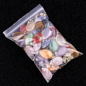 Ciondolo a Goccia Piatto in Agata Cristallo Naturale 16x24mm, Pietre Lucidate a Goccia d'Acqua per Creazione Fai-da-te <span class=keywords><strong>di</strong></span> Collane e Orecchini, Vendita all'Ingrosso - Product Image 4