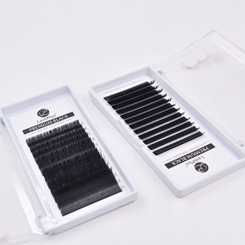 J, B, C, CC D DD curl faux cils, extension de cils individuels en gros, soie et cils de vison