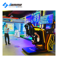 Simulador de Rotación VR 9D 360° de Aluminio para Interiores, Máquina de Juego de Realidad Virtual 720 para Parques de Diversiones, Gran Venta