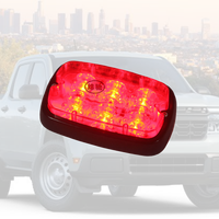 Großhandelspreis Neue Quadratische Notfall-LED-Warnleuchte Bernsteinfarben 12-24V Aufputz-LED-Blitzleuchten für Autos