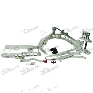 CRF50 Pit Dirt Bike Full CNC Aluminum Frame Triple Clamp Rear Swingarm Set