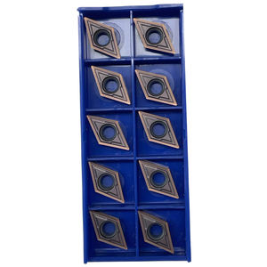 Insertos de torneado de revestimiento de PVD de carburo cementado rombal AC530U, herramientas de corte, uso para acero inoxidable y acero, 1 unidad - Product Image 2