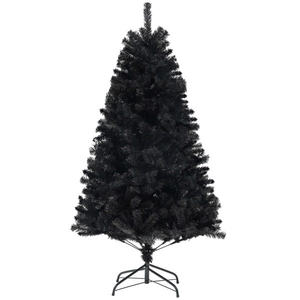 Sapin de Noël artificiel DB de 1,80 m, pré-éclairé, aiguilles de pin, support métallique, lumières LED chaudes, décoration intérieure pour les fêtes - Product Image 3