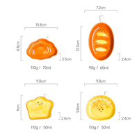 Assiette Créative en Céramique pour Snacks et Sauces – Design Jetable et Attrayant à Motifs de Dessins Animés pour Fêtes – Petit Plat Domestique de Grande Valeur