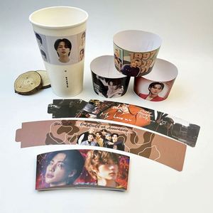 Funda Aislante para Taza de Café Personalizada con Diseño de Ídolo Kpop - Product Image 4