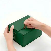 Boîtes d'expédition en carton ondulé personnalisées à succès, avec fermeture éclair en papier coloré, pour l'envoi professionnel et l'emballage de cadeaux