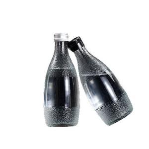 经典弧形纹理玻璃瓶铝盖康普茶果醋储存容器厨房调味品定制容量 - Product Image 4