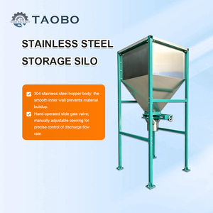 Silo de stockage de semences en acier inoxydable personnalisé avec valve de décharge - Product Image 2