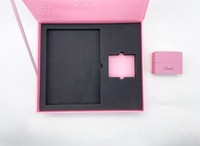 Superlier Caja de Video Digital de 7 Pulgadas con Pantalla LCD, Compatible con Formatos JPG/PNG/JPEG MP4, Música MP3 para Invitaciones de Boda