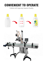 Machine d'étiquetage automatique de bouteilles rondes à convoyeur, applicateur d'étiquettes industrielles pour aliments, boissons, cosmétiques et pots – Offre Spéciale