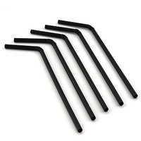 Pailles jetables en PLA personnalisées pour thé au lait Boba, biodégradables et compostables, aux couleurs saisissantes pour les fêtes
