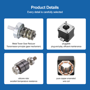 42ST-5840 Desaceleración híbrida Alto par 42mm NEMA17 Soporte de motor paso a paso Pequeño imán permanente de desaceleración de CC Pequeño alto - Product Image 6