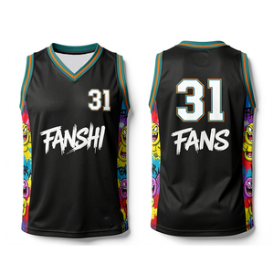 Uniformes <span class=keywords><strong>de</strong></span> Baloncesto <span class=keywords><strong>de</strong></span> Malla <span class=keywords><strong>de</strong></span> Poliéster <span class=keywords><strong>de</strong></span> Secado Rápido <span class=keywords><strong>de</strong></span> Alta Calidad al por Mayor <span class=keywords><strong>de</strong></span> Fanshi, Colores Personalizados, Logotipo Sublimado, <span class=keywords><strong>Camiseta</strong></span> <span class=keywords><strong>de</strong></span> Baloncesto - Product Image 1