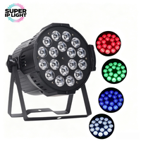 Projecteur LED Par RGBW 18x10W 180W DMX512 4/8CH 25 ° /40 °   Projecteur PAR pour scène de mariage DJ à angle de faisceau réglable