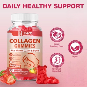 Gummies de collagène à marque privée OEM/ODM avec biotine, enrichies en suppléments essentiels pour la beauté, pour la peau, les cheveux et le soutien articulaire - Product Image 3