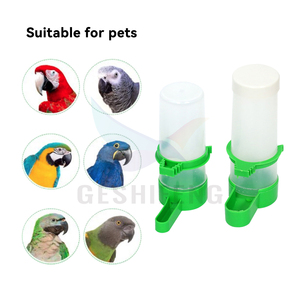 Alimentación y agua de doble uso PP pájaro paloma alimentador de alimentos <span class=keywords><strong>bebedero</strong></span> de agua para pájaros loro - Product Image 4