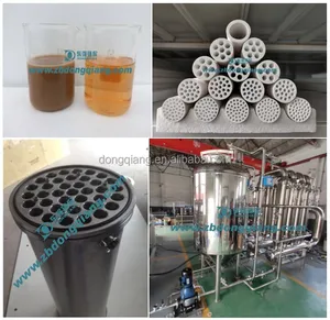 Membrane Ultrafiltration Microfiltration And Ultrafiltration Porous Ceramic Membrane With CE Certificate