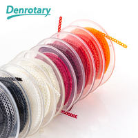 Tirantes de ortodoncia Cadena de potencia elástica de dos tonos Soportes de ortodoncia para dientes Productos dentales de higiene bucal multiusos