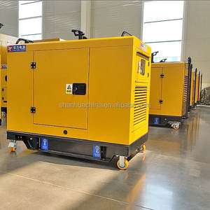 शनहुआ पोर्टेबल 16kw 20kva मोबाइल डीजल जनरेटर 16kw-100kw रेंज 50/60hz आवृत्ति 400v रेटेड वोल्टेज मूक उच्च - Product Image 1