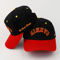 Casquette en coton 5 panneaux de haute qualité, décontractée, vente en gros, broderie 3D, logo personnalisé, casquette de sport, golf, baseball