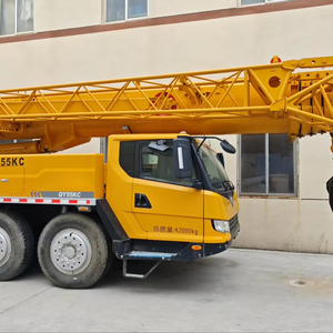Grue d'occasion QY55KC 55 tonnes Shanghai QY QAY XCA XCT en bon état à prix réduit - Vente chaude - Product Image 1