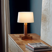 Lampe sur pied LED moderne de style rétro américain en bois de bambou, grain de bois, AC 220V, dimmable, garantie de 2 ans