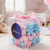 Acrylique de luxe EID SWEET BOXES Boîte de friandises de fête en plastique de qualité alimentaire pour gelée de chocolat