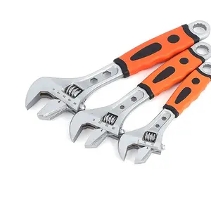 Adjustable Wrench 8/10/12 Inch Wrench Hand Tools Opp Bag Ningbo Carbon Steel Environmental Wrench Set