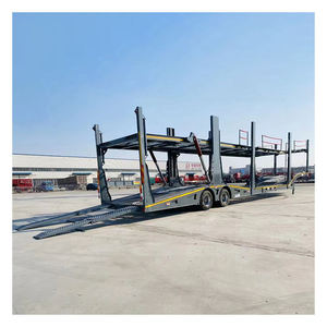 Nouvelle semi-remorque porte-<span class=keywords><strong>voitures</strong></span> en acier 8/10 <span class=keywords><strong>voitures</strong></span> à vendre - Product Image 1