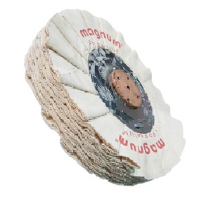 Meilleure Qualité - Roue de Polissage en Coton Blanc 100mm avec Trou Central de 20mm pour Finition Miroir - Bijoux et Polissage des Métaux - Product Image 2