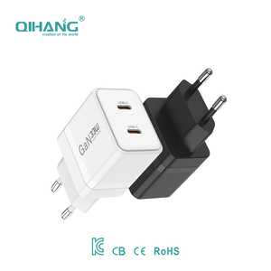 Caricatore Rapido EU 3-Pin da 33W, Caricatore da Muro con 2 Porte USB e Power Delivery per Telefono e Tablet, <span class=keywords><strong>Adattatore</strong></span> Standard <span class=keywords><strong>Britannico</strong></span> CE ROHS - Product Image 2