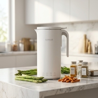 Blender portable de 350 ml avec boîtier en PLASTIQUE et poignée, blender à jus à vitesse unique