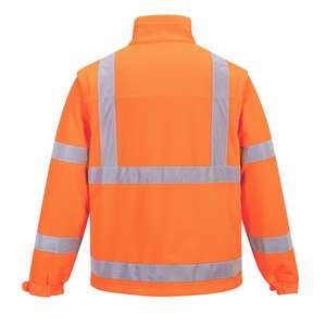 PORTWEST - S428ORRL <b>Hi</b>-<b>vis</b> <b>Softshell</b> (3L) orange <b>jacket</b> - EAN 5036108161300 <b>HI</b>-<b>VIS</b> WORKWEAR - Product Image 2