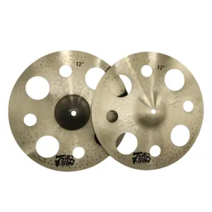 12 "100% handmade xếp chồng lên nhau lỗ Cymbals B20 Đồng