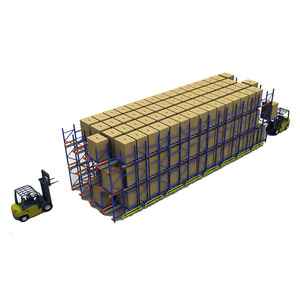 Estante para palés Drive-In Almacén de acero Estantería para palés de servicio pesado Sistema de estantería Estantería de metal para almacenes - Product Image 3