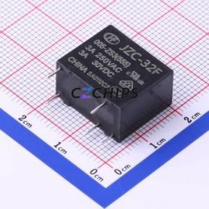 JZC-32F/005-ZS3(555) Power Relay Through hole,10.2x18.4mm Relay 5V 1 Changeover: 1C (SPDT-Changeover)::: 5 3A-30VDC/3A-250VAC - Product Image 1