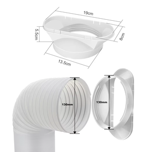 Kit <span class=keywords><strong>de</strong></span> ventilation <span class=keywords><strong>de</strong></span> <span class=keywords><strong>fenêtre</strong></span> pour climatiseur portable, plaque d'étanchéité <span class=keywords><strong>de</strong></span> <span class=keywords><strong>fenêtre</strong></span> réglable <span class=keywords><strong>de</strong></span> 16,93 pouces, personnalisable, 2 pièces - Product Image 5