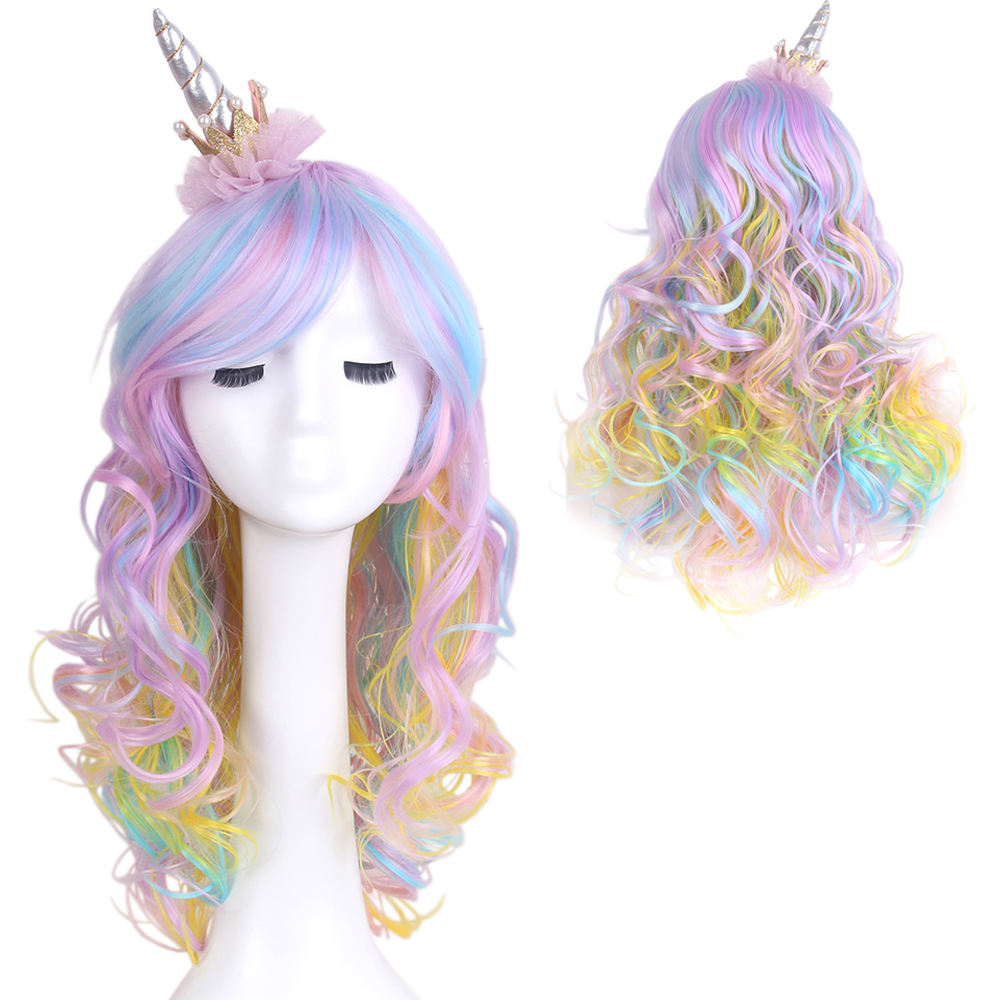 pink unicorn wig