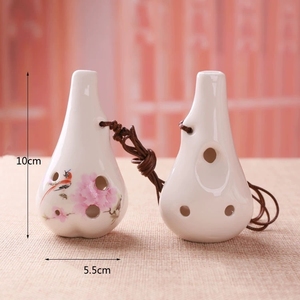 Ocarina en céramique en gros, flûte à 6 trous en Do, instrument d'éducation musicale pour enfants, étudiants et adultes - Product Image 2