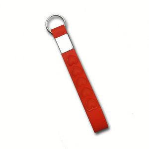 Hot Sale Custom logo Silicone <b>Fidget</b> <b>Keychain</b> Mini Push Pop Bubble Bracelet <b>Keychain</b> - Product Image 4