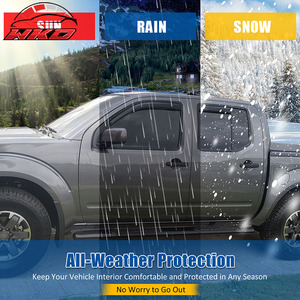 Déflecteurs de vitres pour Nissan Frontier 05-20 Double Cab 4PCS - In-Channel - Product Image 6